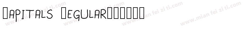 Capitals Regular字体转换